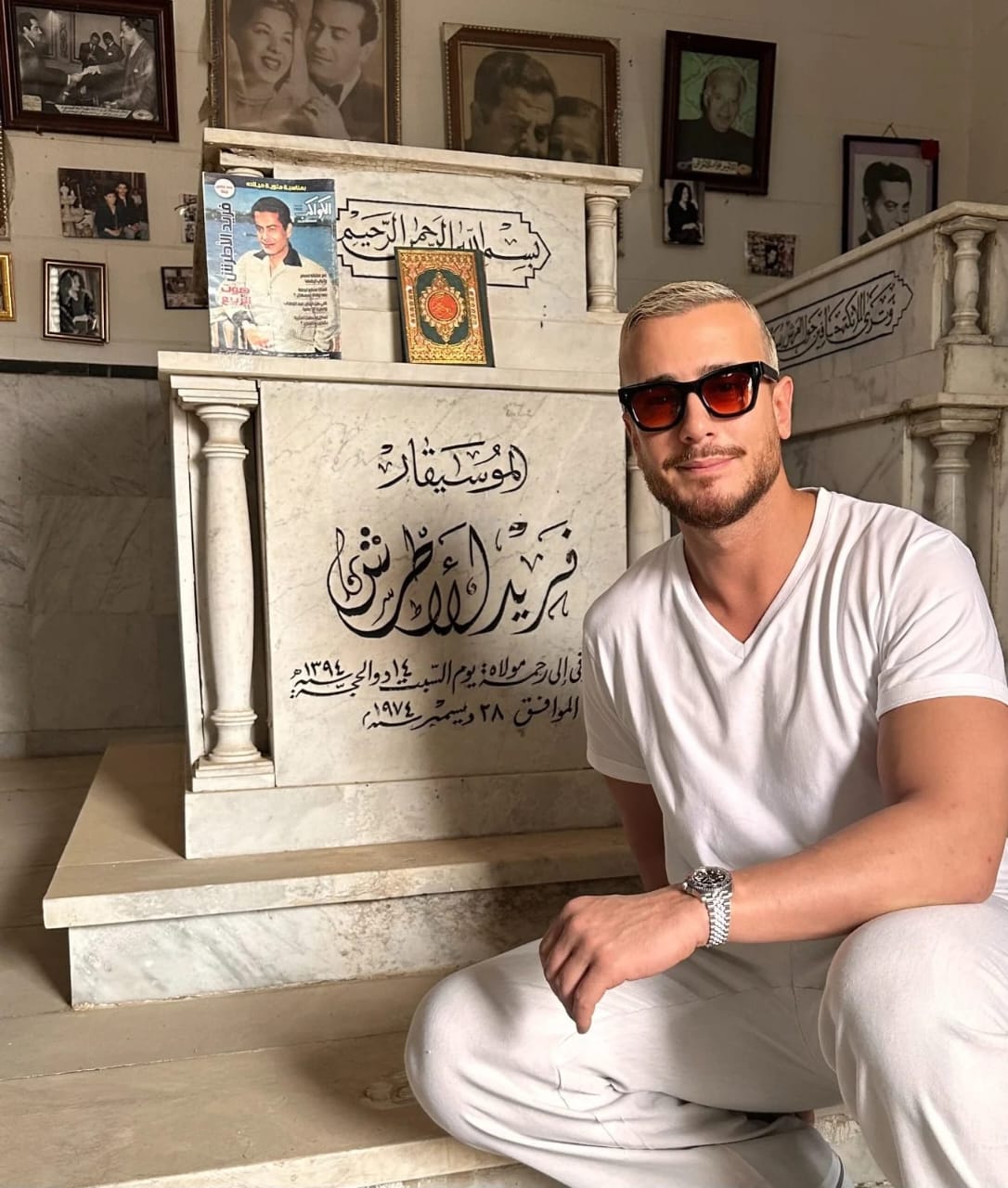 سعد لمجرد يزور قبور مشاهير مصر... ما علاقته بالشيخ عبدالباسط عبدالصمد؟